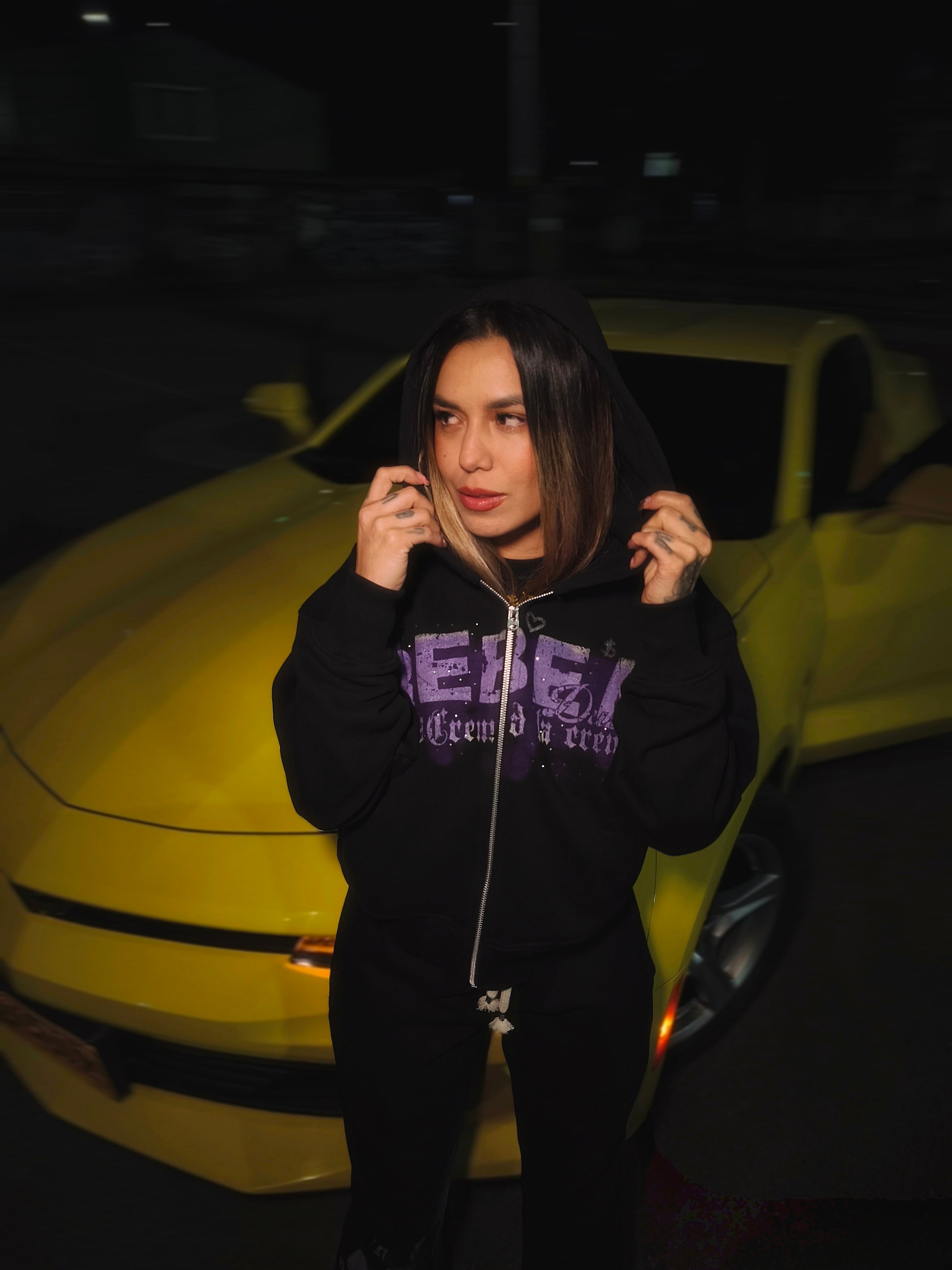 chaqueta de capucha creme de la creme