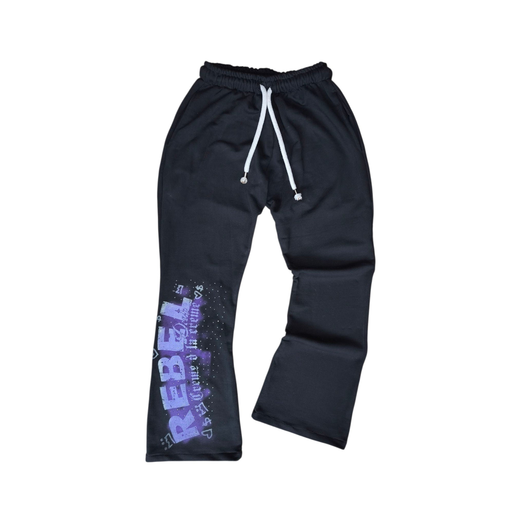 Pantalón flare negro
