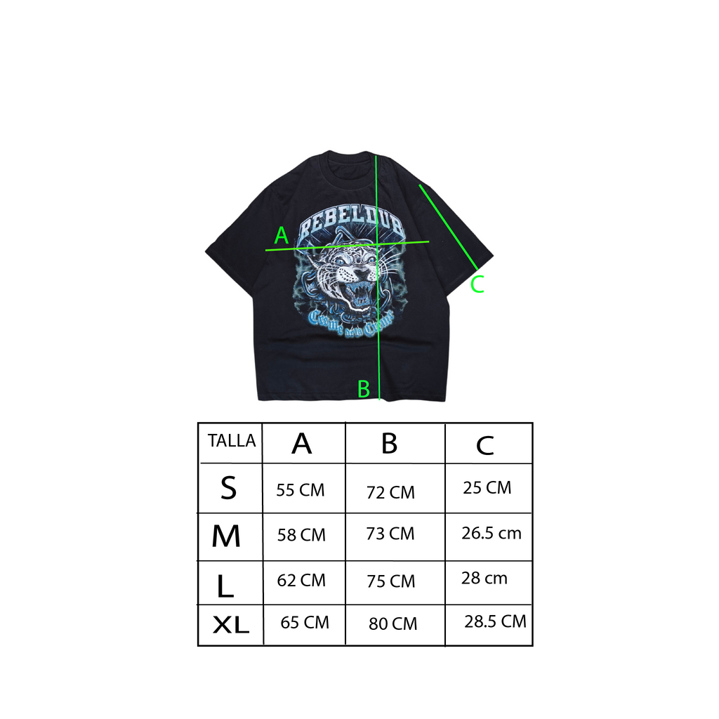 Camiseta jaguar Oversize