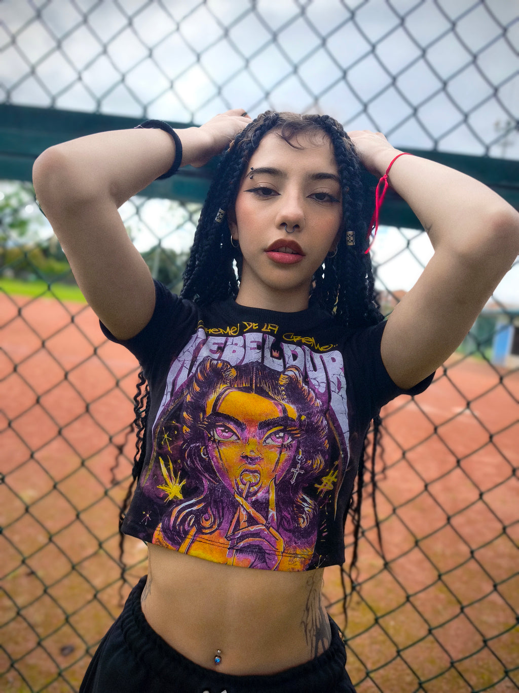 Crop top sexy girl